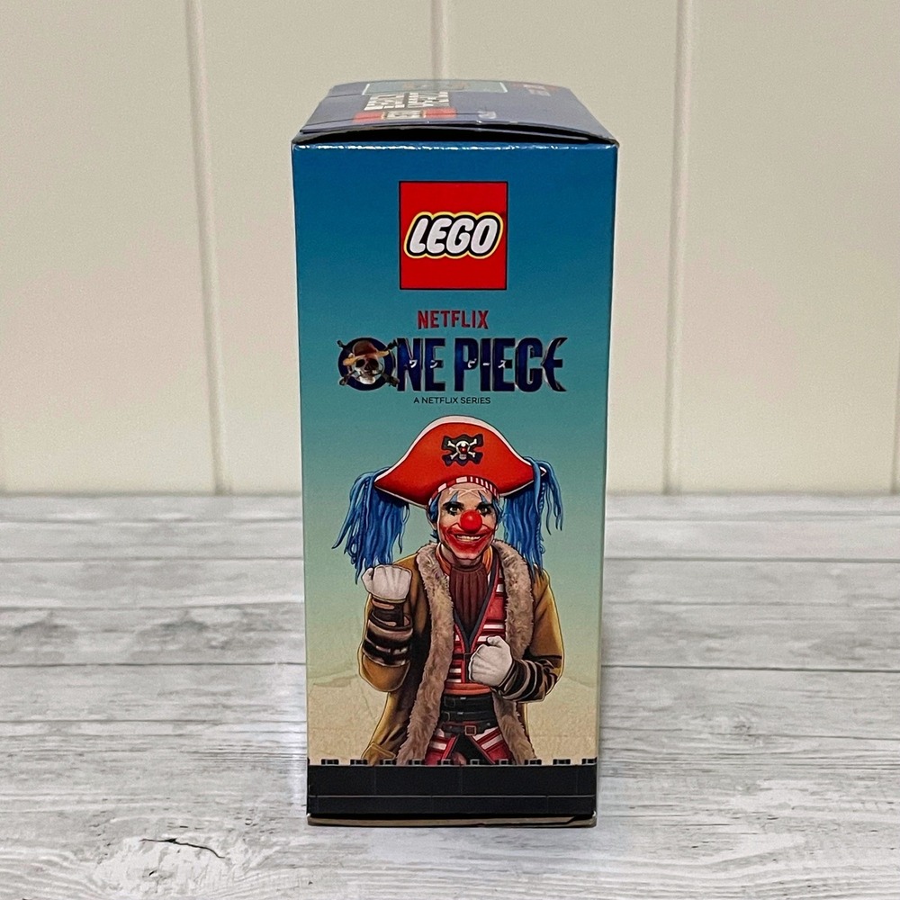 LEGO BrickHeadz One Piece Buggy the Clown 40800 Netflix Series RETIRED NIB - Picture 3 of 6